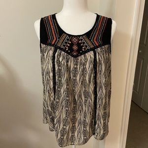 Tribal Print Design Tank